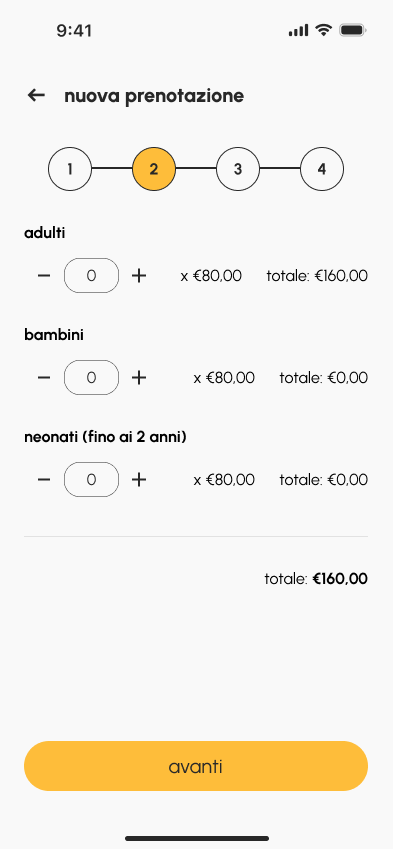 Screenshot del progetto Escursì